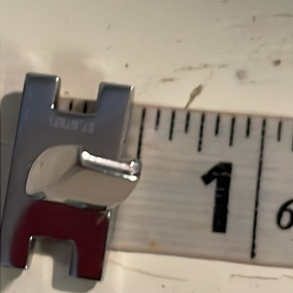 Vintage-1930s-1” x 1” engravable rectangular polished stainless steel cuff links - Picture 13 of 15